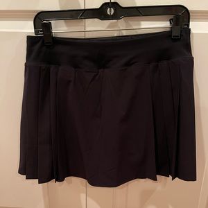 Lululemon Side-Pleat Tennis Skirt Black Size 8